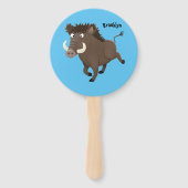 Illustration des Rasierapparats von Wildschweinen Fächer (Rückseite)