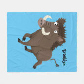 Illustration des Rasierapparats von Wildschweinen Fleecedecke (Vorderseite (Horizontal))