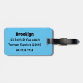 Illustration des Rasierapparats von Wildschweinen Gepäckanhänger (Rückseite horizontal)