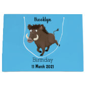 Illustration des Rasierapparats von Wildschweinen Große Geschenktüte (Vorderseite)