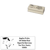 Illustration des Rasierapparats von Wildschweinen Gummistempel (Stempel)