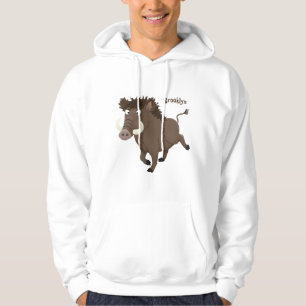 Illustration des Rasierapparats von Wildschweinen Hoodie