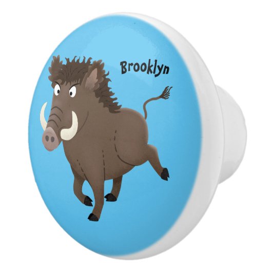 Illustration des Rasierapparats von Wildschweinen Keramikknauf (Rechts)