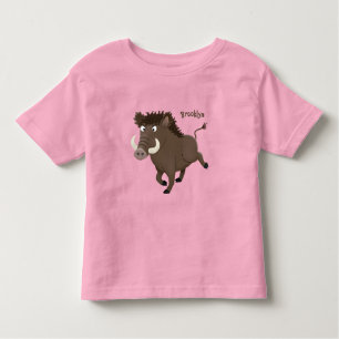 Illustration des Rasierapparats von Wildschweinen Kleinkind T-shirt