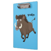 Illustration des Rasierapparats von Wildschweinen Klemmbrett (Links)