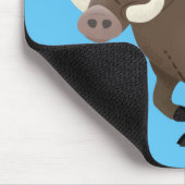 Illustration des Rasierapparats von Wildschweinen Mousepad (Ecke)