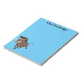 Illustration des Rasierapparats von Wildschweinen Notizblock (Rotiert)