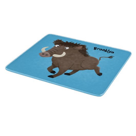 Illustration des Rasierapparats von Wildschweinen Schneidebrett (Ecke)