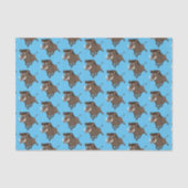 Illustration des Rasierapparats von Wildschweinen Seidenpapier (Vorderseite)