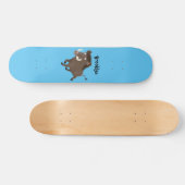 Illustration des Rasierapparats von Wildschweinen Skateboard (Horizontal)