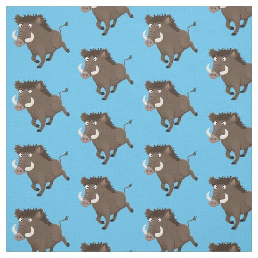 Illustration des Rasierapparats von Wildschweinen Stoff (Muster)