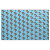 Illustration des Rasierapparats von Wildschweinen Stoff (Fat Quarter (45,7 x 55,9 cm))