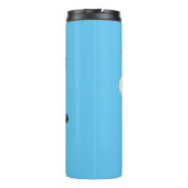 Illustration des Rasierapparats von Wildschweinen Thermosbecher (Rückseite)