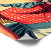 Illustration des Retro-Bieres Poster (Ecke)