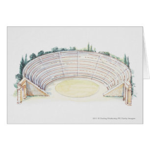 Illustration des römischen Amphitheatre