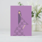 Illustration des roten Lipsticks Dankeskarte (Stehend Vorderseite)