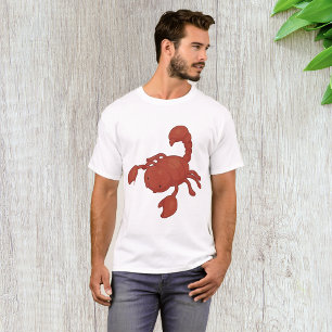 Illustration des roten Skorpions T-Shirt