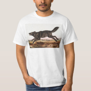 Illustration des Schwarzen Amerikanischen Wolfes ( T-Shirt