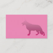 Illustration des Schwarzen Hirten Visitenkarte (Vorderseite)