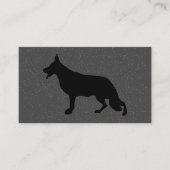 Illustration des Schwarzen Hirten Visitenkarte (Vorderseite)