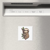 Illustration des Sloth Cartoon Magnet (In Situ (Geschirrspüler))