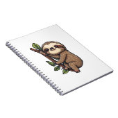 Illustration des Sloth Cartoon Notizblock (Rechte Seite)