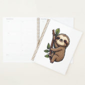 Illustration des Sloth Cartoon Planer (Anzeige)