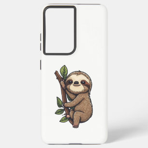 Illustration des Sloth Cartoon Samsung Galaxy Hülle