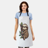 Illustration des Sloth Cartoon Schürze (Getragen)