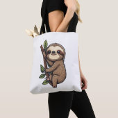 Illustration des Sloth Cartoon Tasche (Von Nahem)
