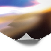 Illustration des Space Shuttle Starts Poster (Ecke)