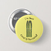 Illustration des Sparagus-Cartoon Button (Vorne & Hinten)
