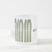 Illustration des Sparagus-Cartoon Mattglastasse (Vorderseite Links)