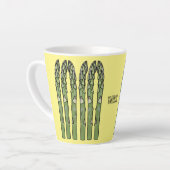 Illustration des Sparagus-Cartoon Milchtasse (Linke Ecke)