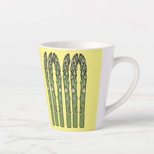 Illustration des Sparagus-Cartoon Milchtasse (Rechts)