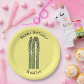 Illustration des Sparagus-Cartoon Pappteller (Party)