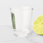 Illustration des Sparagus-Cartoon Schnapsglas (Rechts)