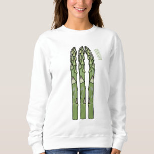 Illustration des Sparagus-Cartoon Sweatshirt
