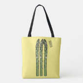 Illustration des Sparagus-Cartoon Tasche (Rückseite)