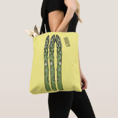 Illustration des Sparagus-Cartoon Tasche (Von Nahem)