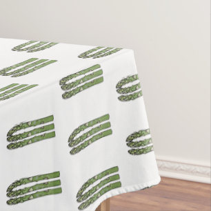Illustration des Sparagus-Cartoon Tischdecke