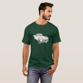 Illustration des Sport-Autos Triumphs Tr4 T-Shirt (Vorne ganz)