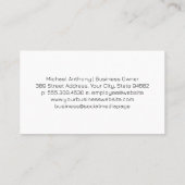 Illustration des Sportwagens | Blasen | Auto Care Visitenkarte (Rückseite)