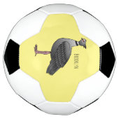 Illustration des südlichen Cartoon der Vogelscheuc Fußball (Gedreht)