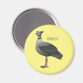 Illustration des südlichen Cartoon der Vogelscheuc Magnet (Vorderseite/Rückseite)