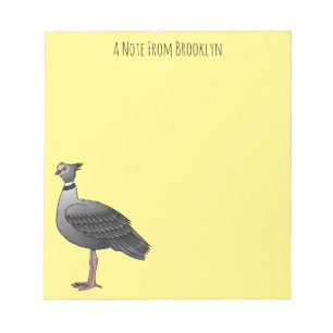 Illustration des südlichen Cartoon der Vogelscheuc Notizblock