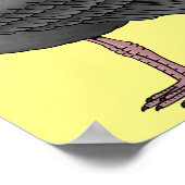 Illustration des südlichen Cartoon der Vogelscheuc Poster (Ecke)