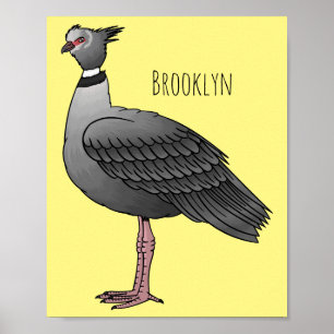Illustration des südlichen Cartoon der Vogelscheuc Poster