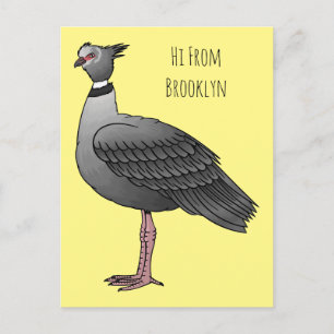 Illustration des südlichen Cartoon der Vogelscheuc Postkarte
