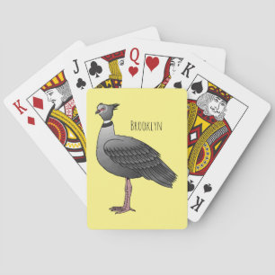 Illustration des südlichen Cartoon der Vogelscheuc Spielkarten